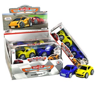 2-deelegen Friktiounsauto-Set am Display (6 Stk.)