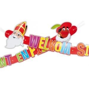 W&euml;llkomm Sint a Piet Girland 124 cm (12 Stk.)