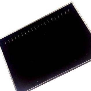 Bracelet/Ketten Displaybox Schwaarze Velours (1 Stk.)