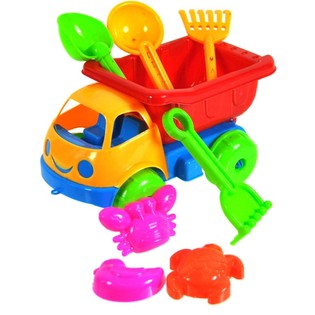 Dump Truck Spillsaachen Strandset 17 cm (10 Stk.)
