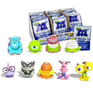 DISNEY PIXAR MONSTERS UNIVERSITY MINI FIGURINEN AM DISPLAY (24 Stk.)