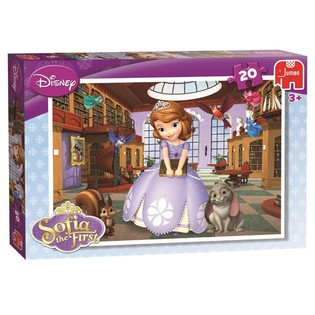 JUMBO DISNEY PUZZLE SOFIA D'&Eacute;ISCHT AN DER BIBLIOTH&Eacute;IK 20 ST&Eacute;CKER (5stk)