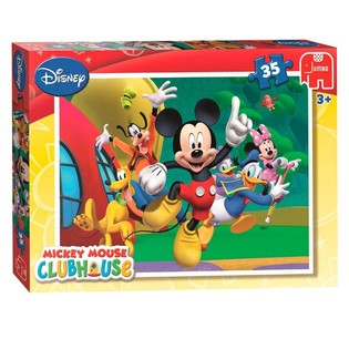 Jumbo Disney Mickey Mouse Clubhouse Sprangen Puzzle 35 St&eacute;cker (3 Stk.)