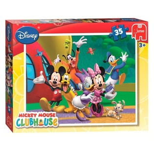 Jumbo Disney Puzzel Mickey Mouse Clubhouse Gruppefoto 35 St&eacute;cker (5 Stk.)