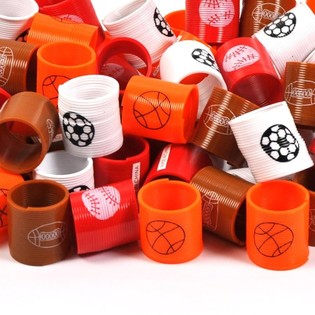 Sport Spiralen Mini Slinky - Tombolas-Spillsachen (10 Stk.)