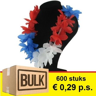 ***BULK-OFFER*** HAWAII-KRANZ - ROUT / W&Auml;ISS / BLO (600 Stk.)