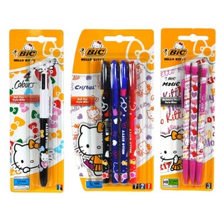 HELLO KITTY BIC ST&Euml;FTER ASSORTIMENT OP KAART (12 Stk.)