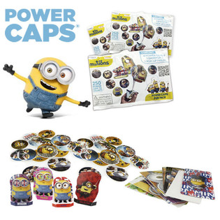 MINIONS POWER CAPS FUN PACK SCHEIWESCH&Eacute;ISSER AN BLINDBAG (100 Stk.)