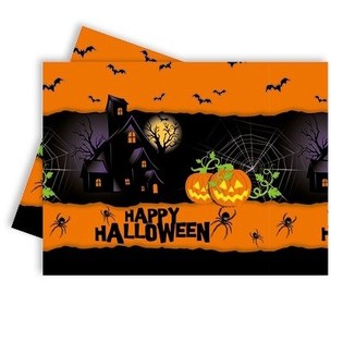 Happy Halloween D&euml;schduch 120 x 180 cm (6 Stk.)