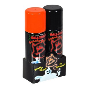 2-deelege Set Luftschlangen-Spray 2x125ML (6 Stk.)