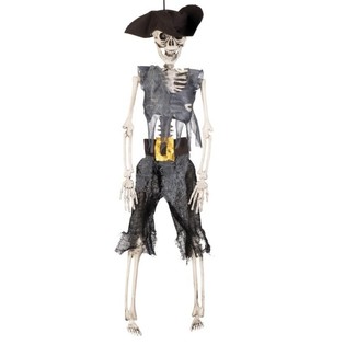 H&auml;ngeskelett: Piratekapit&auml;n 40 cm (6 Stk.)