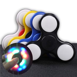 LED FIDGET SPINNER MAT BELIICHTUNG ***RAGE 2017*** (17 Luuchten)