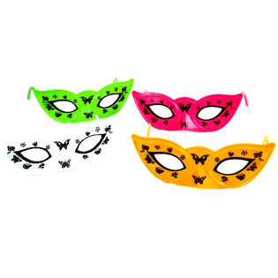 PARTYMASKEN FIR KANNER - MIXTE FAARWEN (48 Stck.)