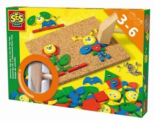 SES Hummer Spill Fantasie - Holz-Kuerf-Kloppspill (1 Stk.)