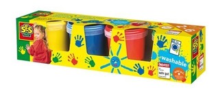 SES Fangerfaarf, Faarfset 4x150ml (4 Faarwen) (1 Stck.)