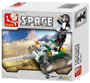 Sluban Space Vehicle M38-B0317 Raumgefier Baukletzer (1 Stk.)