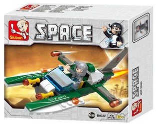 Sluban Space Aircraft M38-B0322 Weltraumfliger (1 Stk.)