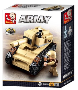 Sluban Army 8 an 1 Tank M38-B0587B (1 St.)