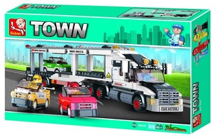 Sluban Autotransporter M38-B0339 (1 Stk.)