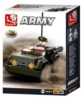 Sluban 8 an 1 Jeep M38-B0587F (1 Stk.)