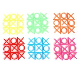 Tick-Tack-Toe Spill fir d'Grabbelk&euml;scht (48 Stck.)