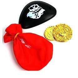 Piraten Set fir d'Gl&eacute;cksrad (48 Stck.)