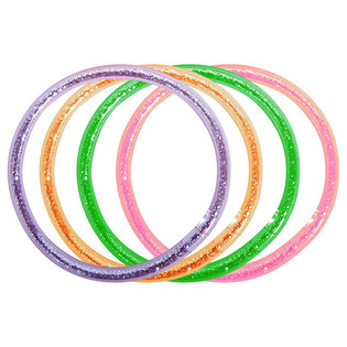 4 St&eacute;ck Glitter Armb&auml;nder (12 Stk.)