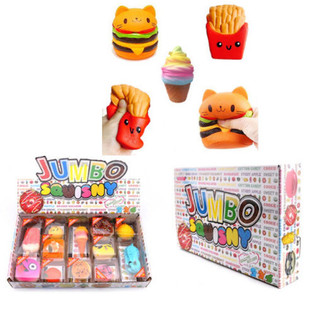 JUMBO Squishies am Display (12 Stk.) - Parf&uuml;m&eacute;iert Antistress