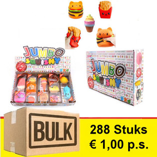 *** GROUSSHANDEL OFFER *** JUMBO SQUISHY an Display (288 Stk.) - TREND!