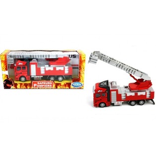 Grousse Metal Pull Back Pompjeesauto (2 St.)