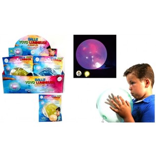 YOYO-BALLON MAT LED-BELIICHTUNG AN DISPLAY (12 Stk.)