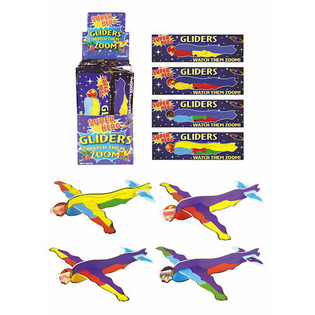 FIGHTER GLIDERS FLIGEREN &ndash; MODELL: SUPERHELDEN AM DISPLAY (48 Stck.)