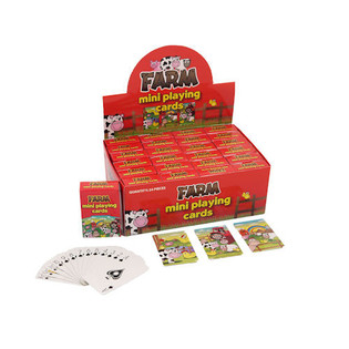 MINI SPILLKAARTEN &ndash; BAUERENHAFF MODELL AN DISPLAY (24 Stk.)