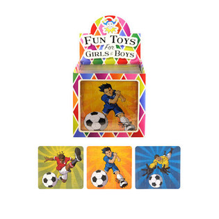 PUZZEL &ndash; FUTTBALLER, 13 x 12 Cm. AM DISPLAY (108 Stk.)