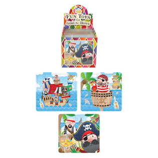 Piraten-Puzzel 13 x 12 cm am Display (108 St.)