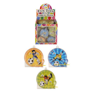 MINI-FLIPPERSPILL FUSSBALLER FIR D'GL&Eacute;CKSPOT - AN DER DISPLAY K&Euml;SCHT (108 Stk.)