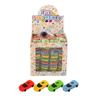 RAD&Eacute;IERGUMMI MODELL: SPORTAUTO AN DER DISPLAY (84 Stk.)