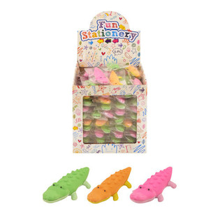 Rad&eacute;iergummi Modell: Krokodil an Display (84 Stk.)