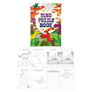Dinosaurier-Puzzelbuch (Set vun 48 Stk.) | B2B Grousshandel