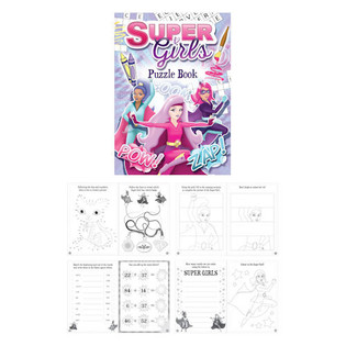 SUPER GIRLS PUZZELSBOUCH (48 Stk.)