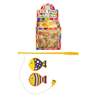 Magnetescht F&euml;schspill fir d'Tombola am Display (72 Stk.)