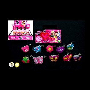 LIICHTEND LED HOERKLAMMEREN A DISPLAY (24 Stck.)