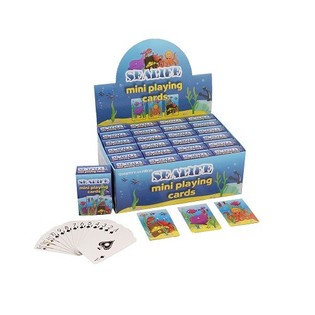 Mini Spillkaarten &ndash; Sea Life Modell an Display (24 Stk.)