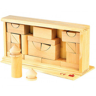 **SPOTTILLEG** HOLZSTENG SK&Euml;SCHT, 27 DEELER (24 Stk.)