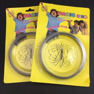 Magic Rings / Flow Rings - Kinetesch 3D Magic Ring - MULTI COLOR | OP KAART (12 Stk.)
