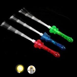 Grouss liichtend LED Fiber Sticks, 40 cm (48 Stk.)