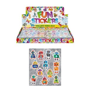 FUN STICKERS &ndash; MODEL: ROBOTER (120 Stk.)