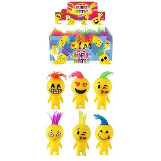Liichtend Squeezy Smiley Poppen an der Display (12 St.)