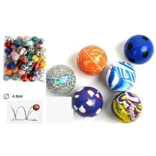 MEGA GROUSS SPRONGBALLEN &ndash; &Oslash;4,3CM (48 Stk.)