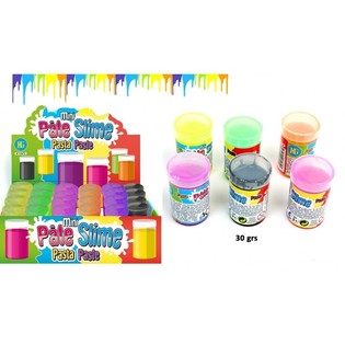 Faarwegen Mini Slime am Faass (30 Gramm) - Display 24 Stk.